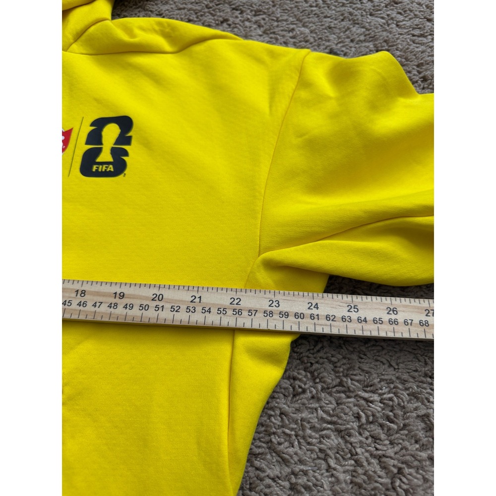 Adidas FIFA World Cup 2026 Lays Track Hoodie Yellow Mens Medium KZ0629 New - Picture 3 of 9